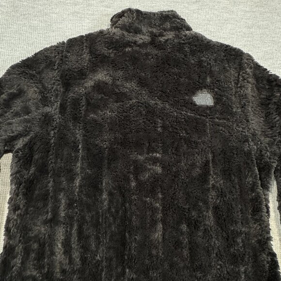 The North Face Womens Size M Black Osito Fleece Jacket Full Zip Fuzzy Pockets - Picture 7 of 14